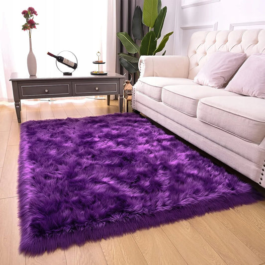 New Faux Fur Wool Carpet Area Rug Fluffy carpets for living room hairy rugs for Bedroom home decor sofa cover floor mats