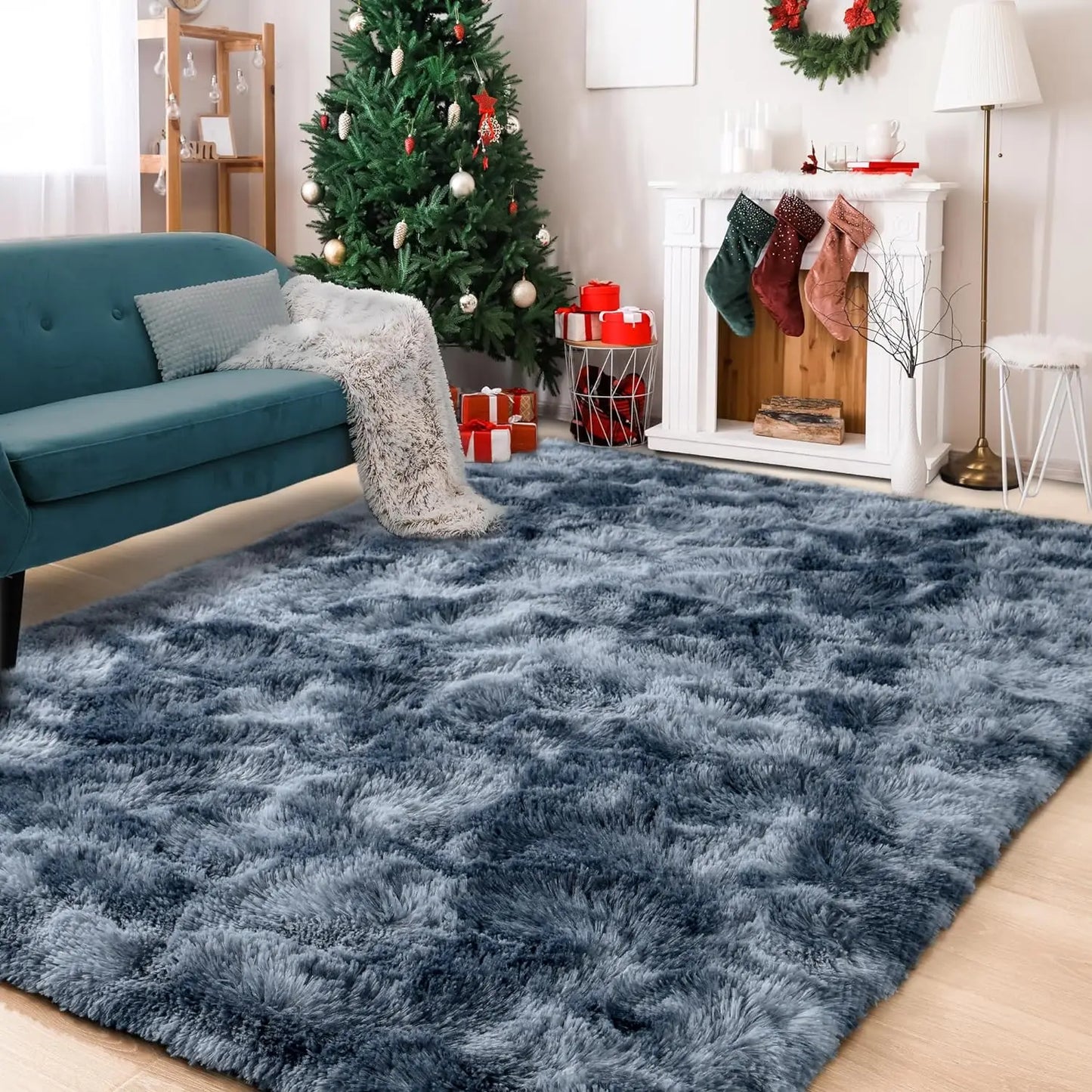 Fluffy Large Area Rug Plush Thick Carpet for Living Room Children Bedroom Rug Decoration Home Thicken Play Mat Home Textile